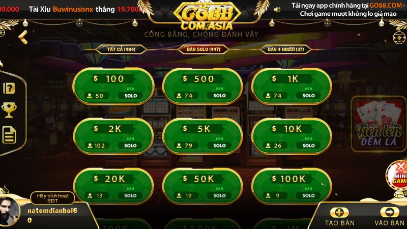 Hướng dẫn đăng ký và bắt đầu chơi Game bài Go88