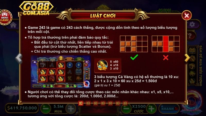 Luật Chơi Nổ Hũ Go88